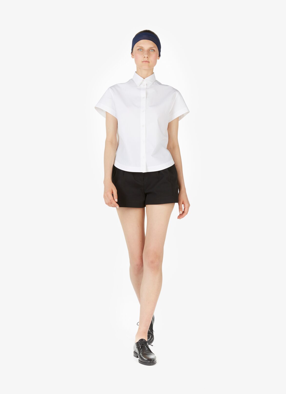 Alaïa Shorts Mit Hoher Taille Aus Baumwollgabardine Edition 1990 ALAÏA SCHWARZ ALAÏA SHORTS MIT HOHER TAILLE AUS BAUMWOLLGABARDINE EDITION 1990